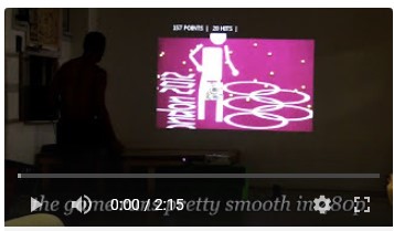 A Physical Game made using the Kinect